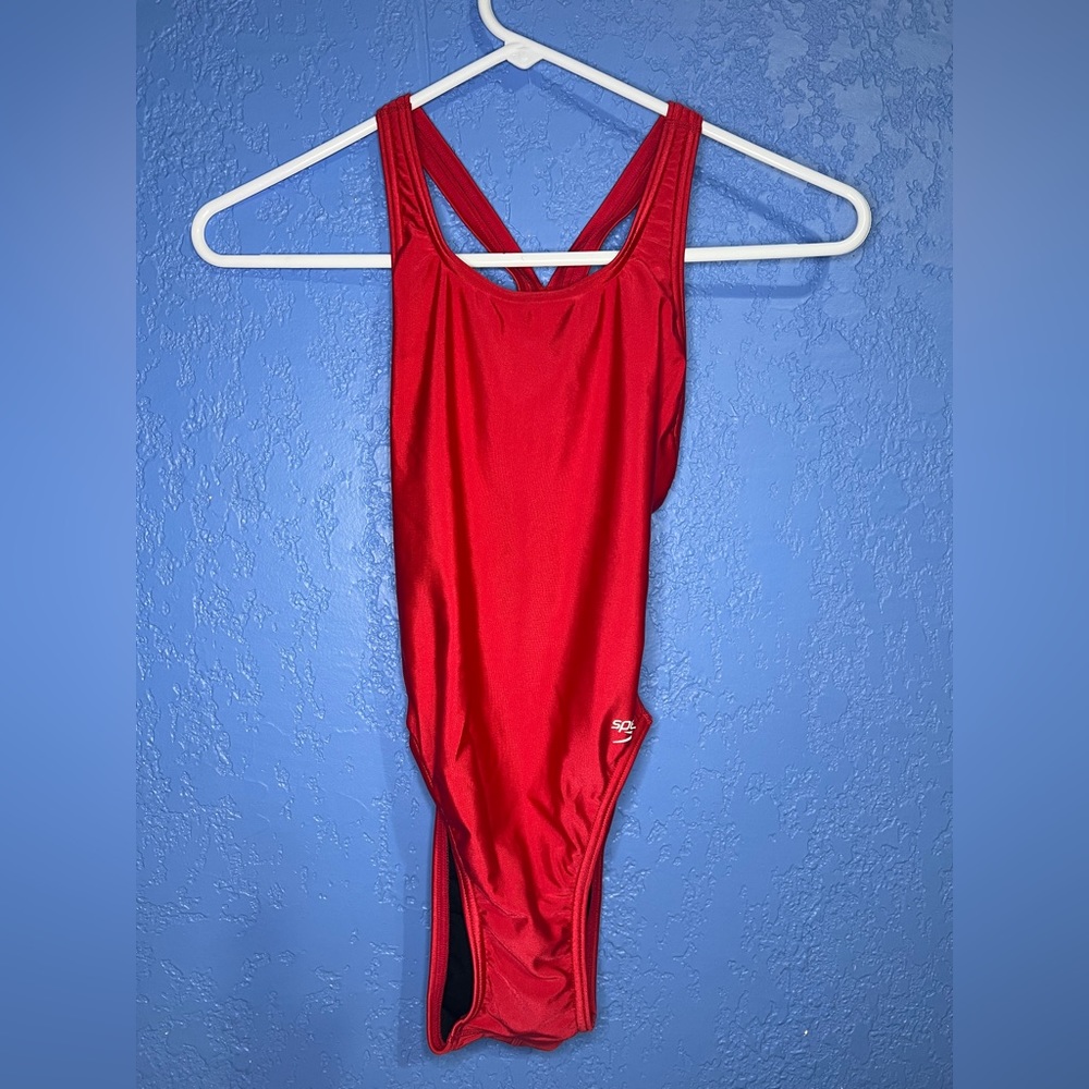 Speedo Red One Piece